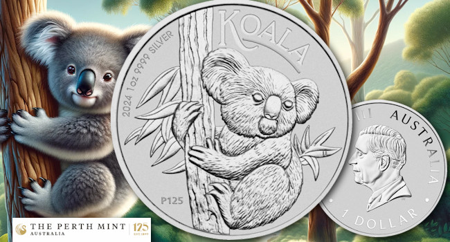 PerthMint Australia: Der Koala 2024 in Silber ist da!